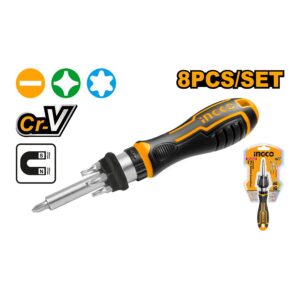 Bộ 8 tua vít đa năng Ingco AKISD0808 Chính Hãng, Giá Rẻ