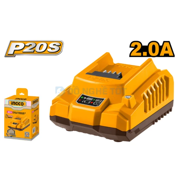 Đế sạc 20V 2Ah Ingco FCLI2001 Chính Hãng, Giá Rẻ Nhất 02