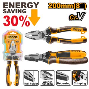 Kìm răng cao cấp 8 inch Ingco HHCP28200 Chính Hãng