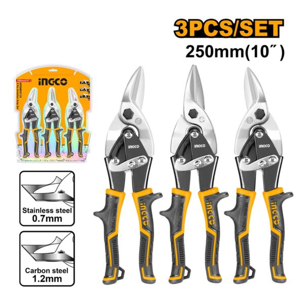 Bộ 3 kéo cắt tôn Ingco HTSNK0110 Chính Hãng, Giá Rẻ Nhất