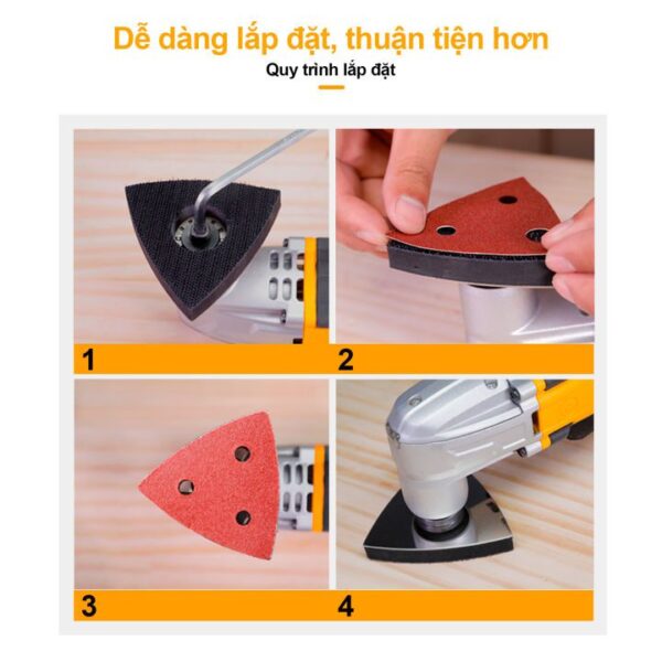 Máy cắt gọt đa năng pin Ingco CMLI2001 Chính Hãng, Giá Rẻ 8 May cong cu da nang dung pin CMLI2001 INGCO kem 8 phu kien de cat cua danh bong mai 3