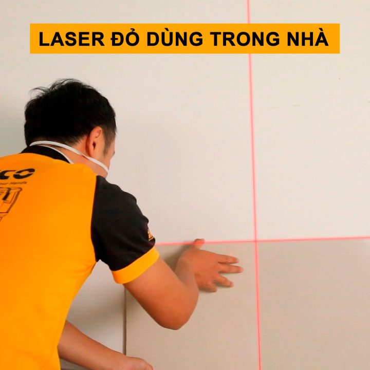Máy đo mức laser đỏ Ingco HLL156508 Chính Hãng, Giá Rẻ Nhất 6 May do muc can bang HLL156508 tia laser INGCO tia do 2