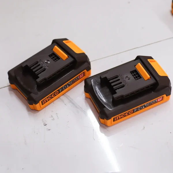 Pin Li-ion 20V 2Ah Ingco FBLI20011 mẫu cũ, không hộp Chính Hãng, Giá Rẻ 5 combo 2 pin 20v 2ah 2