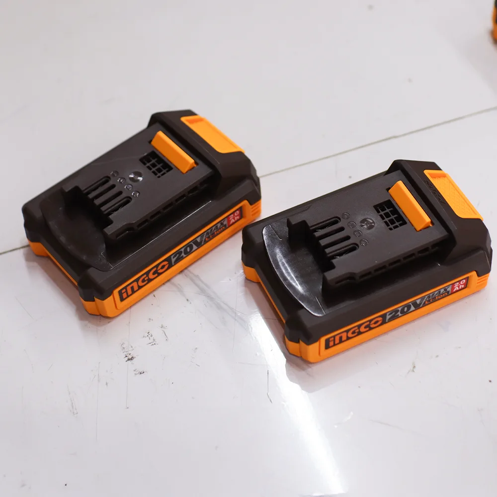 Pin Li-ion 20V 2Ah Ingco FBLI20011 mẫu cũ, không hộp Chính Hãng, Giá Rẻ 2 combo 2 pin 20v 2ah 2