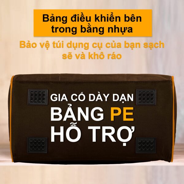 Tui dung do nghe 13inch 33cm INGCO HTBG281328 mau Vang Nau MAU MOI 2