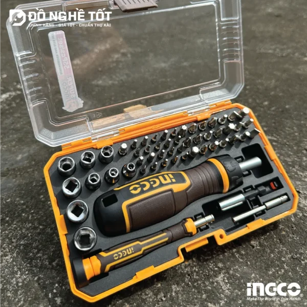 Bộ 55 đầu vít đa năng Ingco HKSDB0558 Chính Hãng