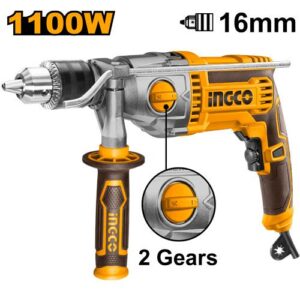 Máy khoan búa 1100W Ingco ID211008 Chính Hãng, Vỏ Nhôm 2