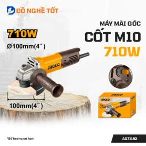 Máy mài góc 710W Ingco AG71182 Chính Hãng, Giá Rẻ Nhất