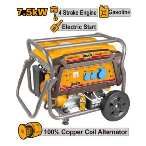 máy phát điện 7.5kw INGCO GE75006 dây đồng 100% dùng cho gia đình