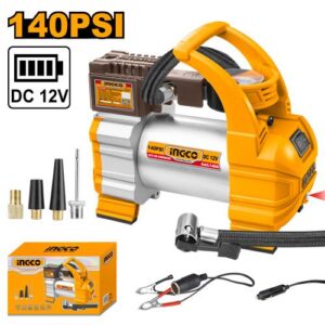 Dụng cụ bơm lốp xe 12V Ingco AAC1408 Chính Hãng, Giá Rẻ 3