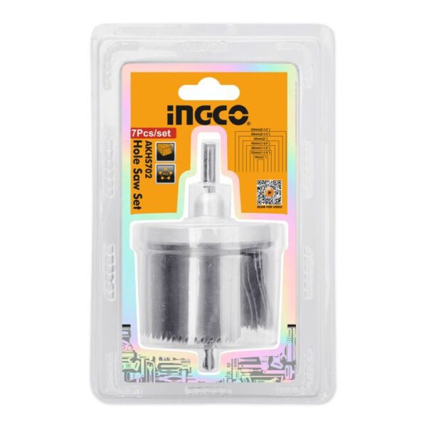 Bộ mũi khoét nhiều vòng INGCO AKHS702