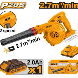 Máy thổi bụi pin 20V Ingco CABLI200181 Chính Hãng, Giá Rẻ 3