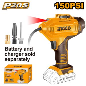 Dụng cụ bơm lốp xe 20V Ingco CACLI2018 Chính Hãng, Giá Rẻ