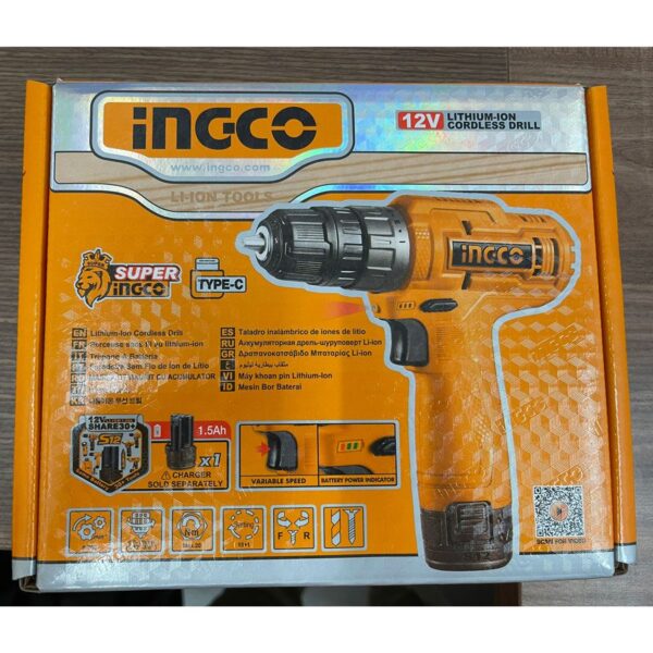 Thanh Lý Thân Máy, Máy khoan pin 12V Ingco CDLI12428 Chính Hãng 5 Máy khoan pin 12V Ingco CDLI12428 Chính Hãng, Giá Rẻ Nhất 4