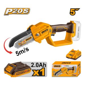 Máy cưa xích pin 20V Ingco CGSLI20581 Chính Hãng, Giá Rẻ 3