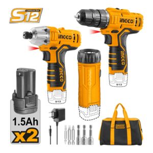 Bộ combo 3 món 12V Ingco CKLI1203 Chính Hãng, Giá Rẻ Nhất 3