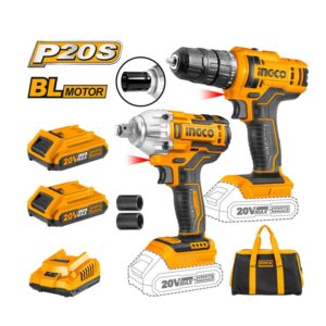 Bộ combo máy khoan siết bu lông 20V Ingco CKLI2017 Chính Hãng