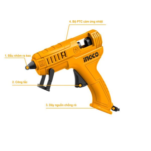 Súng bắn keo nến điện Ingco GG708 Chính Hãng, Giá Rẻ Nhất 4