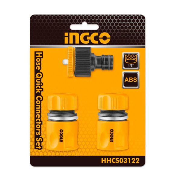 Bộ 3 đầu nối nhanh máy xịt rửa INGCO HHCS03122
