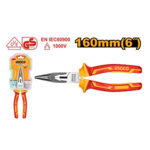 Kìm mũi nhọn cách điện 6" Ingco HILNP28168 Chính Hãng 3