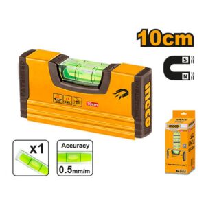 Thước thủy 10cm có nam châm Ingco HMSL03101 Chính Hãng