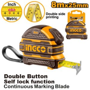 Thước đo tự hãm 8m Ingco HSMT08825 Chính Hãng, Giá Rẻ Nhất