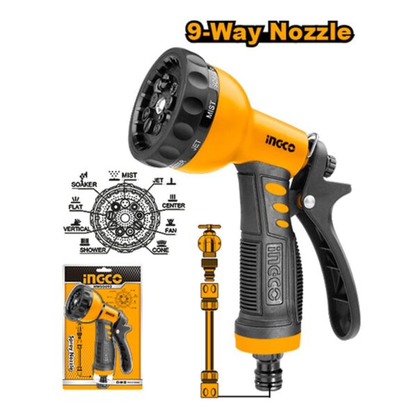 Vòi xịt đa năng đầu tròn Ingco HWSG092 Chính Hãng, Giá Rẻ 5