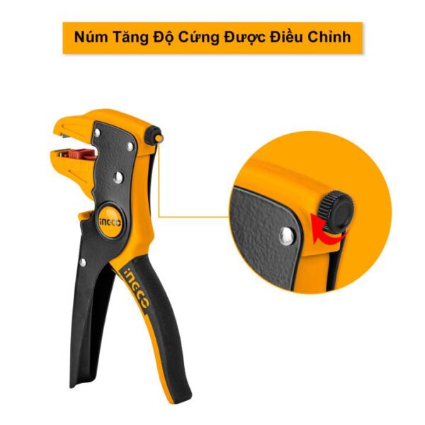 Kìm tuốt dây điện mỏ quạ Ingco HWSP15608 Chính Hãng 5
