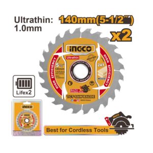 Bộ 2 lưỡi cưa gỗ 140mm Ingco TSB1403 Chính Hãng, Giá Rẻ