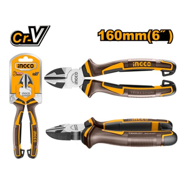 Kìm cắt 6 inch thép CrV Ingco HDCP28168 Chính Hãng 4