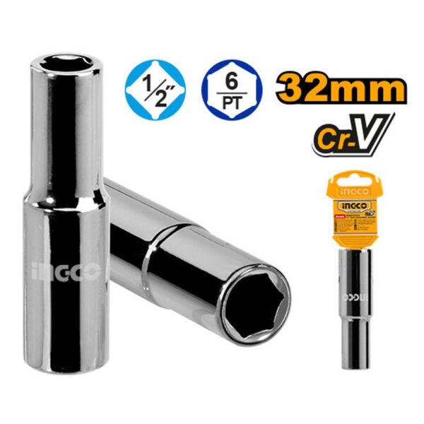 Đầu tuýp dài 32mm Ingco HHAST12323L Chính Hãng, Giá Rẻ Nhất 4