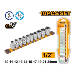 Bộ 10 đầu tuýp 1.2 inch Ingco HKTS12103 Chính Hãng 4