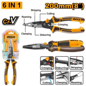 Kềm đa năng 6 trong 1 Ingco HMFLNP28200 Chính Hãng 4