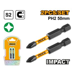 Bộ 2 mũi bắt vít bake thép từ tính Ingco SDBIM71PH250 Chính Hãng 4