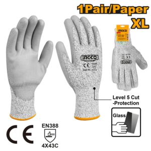Găng tay chống cắt cấp 5 HGCG02-XL Ingco Chính Hãng