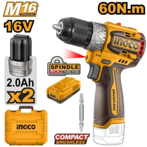 Máy khoan không chổi than 16V Ingco CDLI16682 Mạnh Mẽ