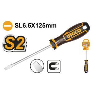 Tua vít dẹp 6.5mm dài 125mm Ingco HSDSL6125 Chính Hãng