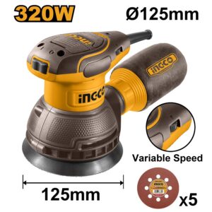 Máy chà nhám tròn 320W 125mm Ingco RS3216 Chính Hãng