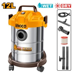 Máy hút bụi 800W 12L Ingco VC14122 Chính Hãng, Giá Rẻ Nhất