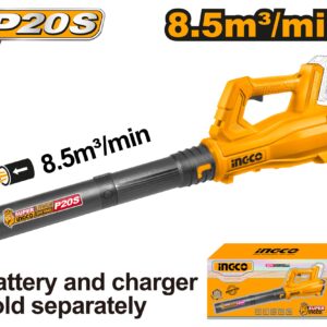 Máy thổi lá pin 20V Ingco CABLI20323 Chính Hãng (Thân máy)