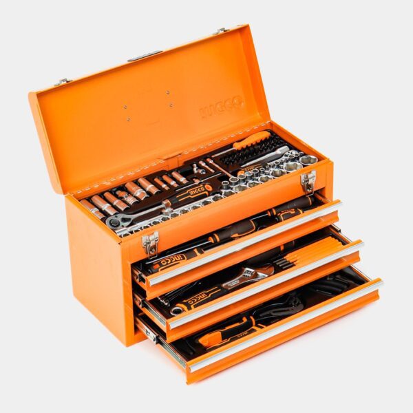 Bộ thùng 3 ngăn 132 chi tiết Ingco HTCS221321 Chính Hãng 6