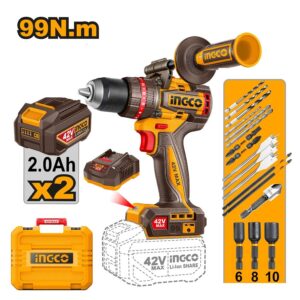 Máy khoan búa 3 chức năng 99Nm 42V Ingco CIDLI429982 Mạnh Mẽ 01