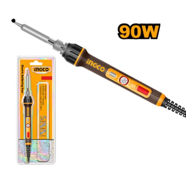 Mỏ hàn chì 90W Ingco SI01608 Có Nút Chỉnh Nhiệt Chính Hãng 01
