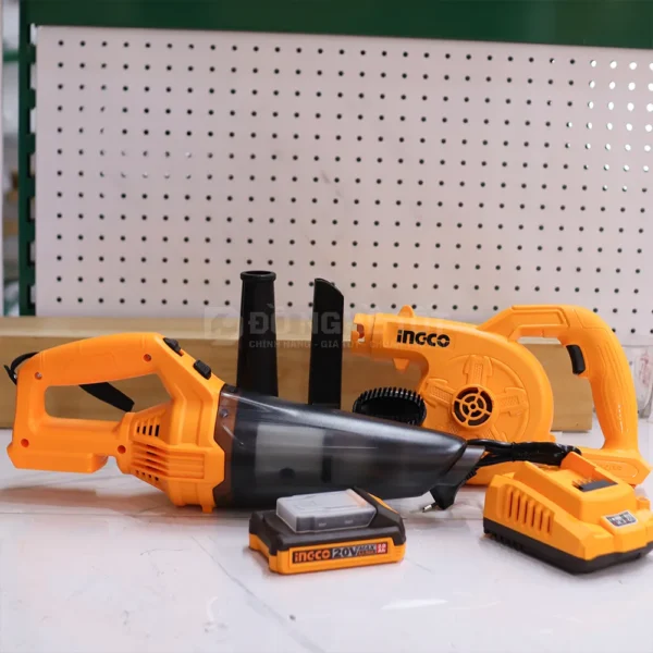 Bộ Combo Máy Hút Bụi Và Máy Thổi Bụi 20V Ingco COSLI240998 Chính Hãng