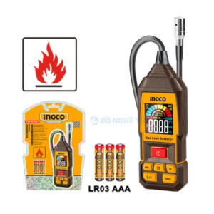 Máy Dò Khí Gas Rò Rỉ Kỹ Thuật Số Ingco HETGA031 Màn Hình LCD (đầu Dò Dây Mềm) 01
