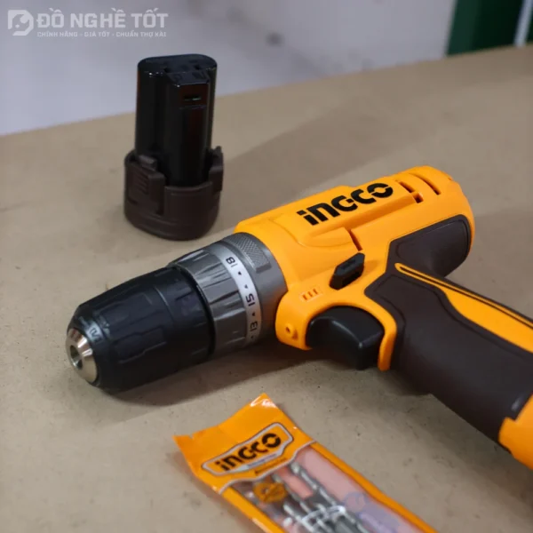 Máy Khoan Pin 12V 20Nm Ingco CIDLI12206 Có Búa Type-c (Bản Nâng Cấp) 14 IMG 2122