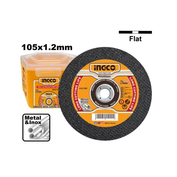Đĩa cắt sắt 105mm Ingco MCD1210550 Chính Hãng, Giá Rẻ Nhất 02