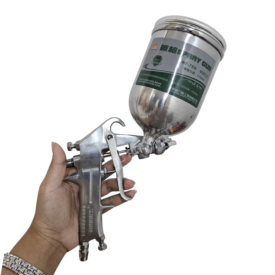 Súng phun sơn bình ngang chỉnh gió 400CC WYNN'S WF-75G - Chính Hãng 1 Súng phun sơn bình ngang chỉnh gió 400CC WYNN’S WF-75G