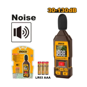 Máy Đo Độ Ồn Âm Thanh 30-130dB Ingco HETSL031, Chính Hãng 01