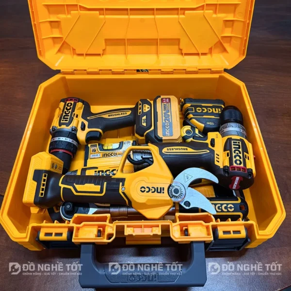 Hộp Đựng Dụng Cụ Xếp Chồng 16 Inch Ingco PBXS101 b